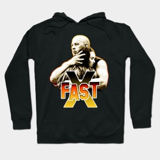 FAST X vin diesel fan works graphic design by ironpalette ( Fast 10 ) Hoodie